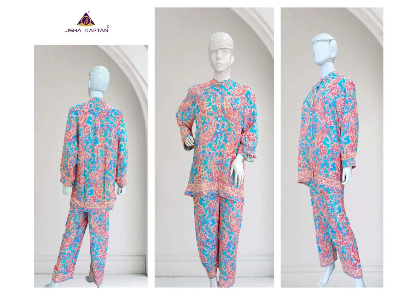 Silk Co Ord Sets By Jisha Kaftan Western Designer Cord Set Suppliers In India